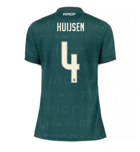 Real Madrid Dean Huijsen #4 Venkovní Dres pro Dámské 2026-27 Krátký Rukáv Real Madrid Dean Huijsen #4 Venkovní Dres pro Dámské 2026-27 Krátký Rukáv